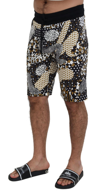 Vibrant Multicolor Printed Cotton Shorts