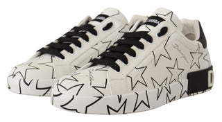 Elegant Star-patterned Low-top Sneakers