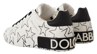 Elegant Star-patterned Low-top Sneakers