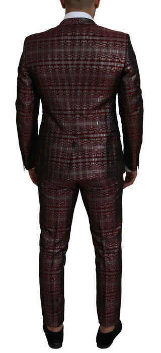 Bordeaux Fantasy Slim Fit Two-piece Suit