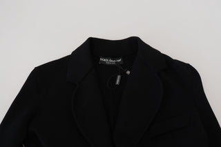 Elegant Black Long Sleeve Jacket