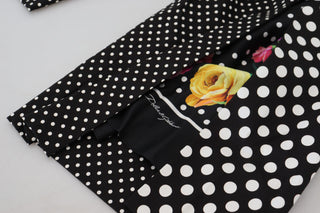 Elegant High-waist Polka Dot Pants