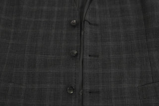 Elegant Checkered Wool Vest For The Urbane Man