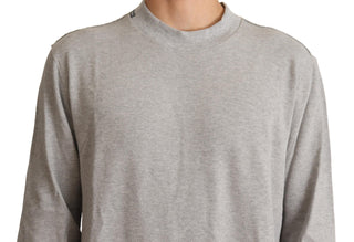 Sophisticated Gray Crewneck Sweater