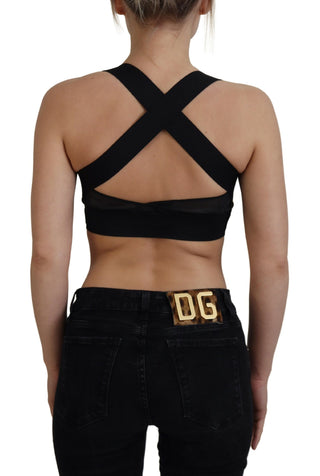 Elegant Cropped Top With Front Zipper