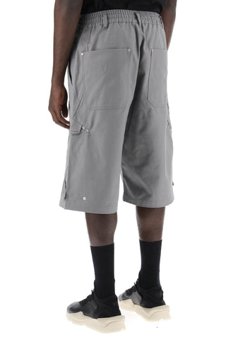 Canvas Multi-pocket Bermuda Shorts.