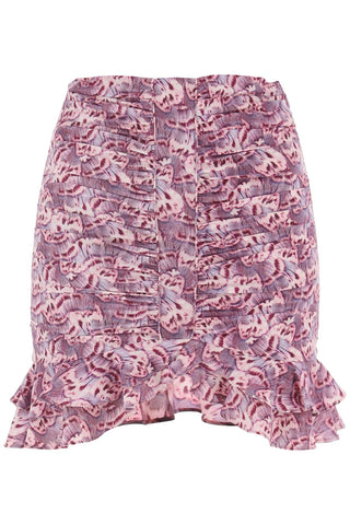 Milendi Gathered Mini Skirt With Ruuffles