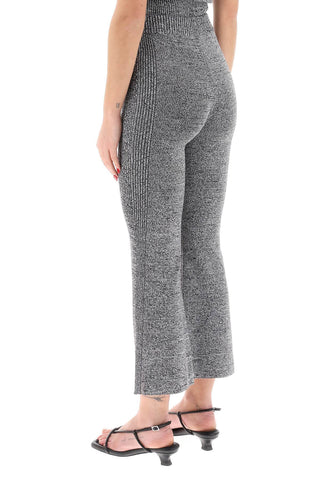 Stretch Knit Cropped Pants