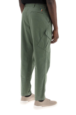 Stretch Cotton Cargo Pants For Men/w