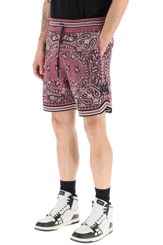 Bandana Jacquard Knit Bermuda Shorts