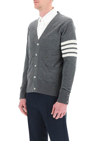 Merino Wool 4-bar Cardigan