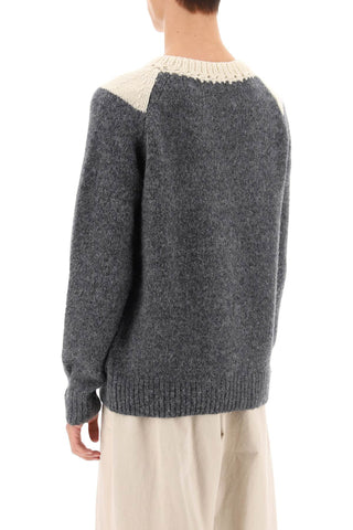 Two-tone Alpaca And Wool Sweater