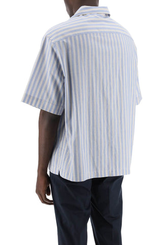 Pegasus Striped Bowling Shirt