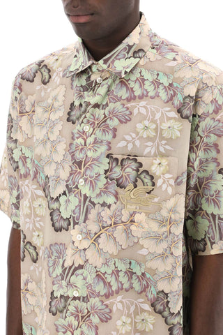 Short-sleeved Floral Shirt