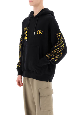 Skated Hoodie With Ow 23 Logo