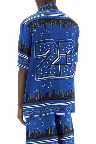 Skyline Paisley Bowling Shirt With Pattern