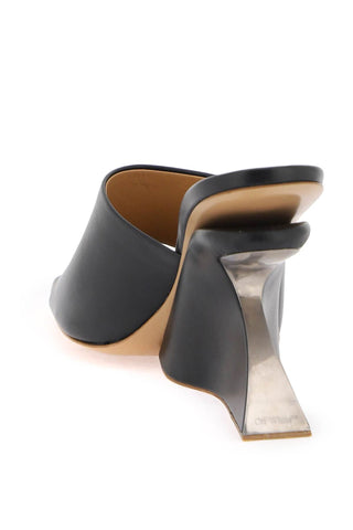 Wedge Heel Mules With Jug Design