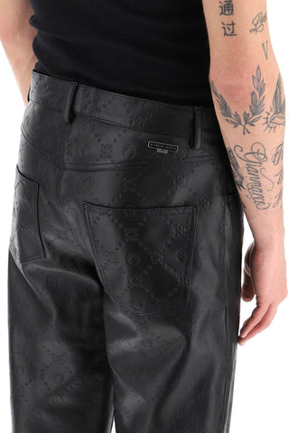 Monogram Deadstock Leather Pants