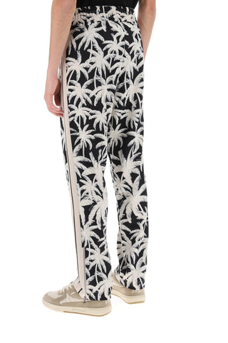 Joggers With Palms Print