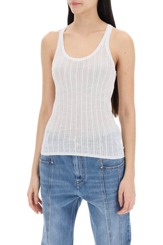 Perforated Knit Top