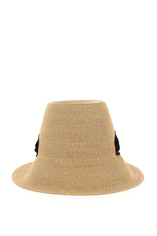 Straw Hat With Broche Vivier Buckle