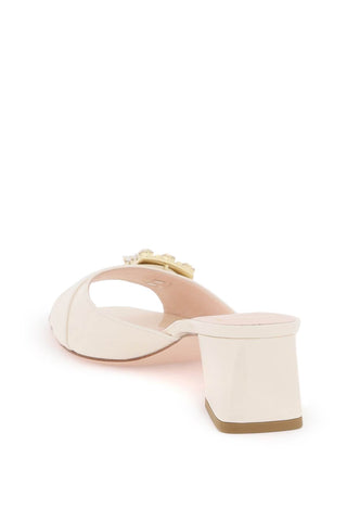 Très Vivier Patent Leather Mules With