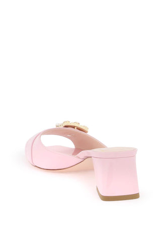 Très Vivier Patent Leather Mules With