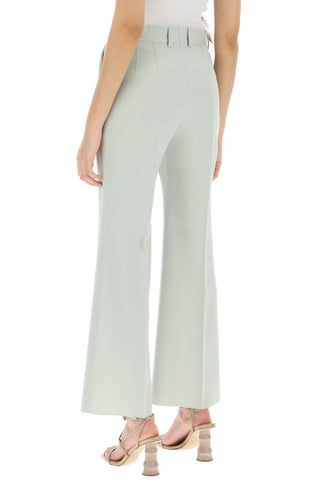 Kick Flare Wool Trousers