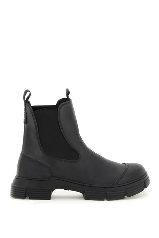 Recycled Rubber Chelsea Ankle Boots