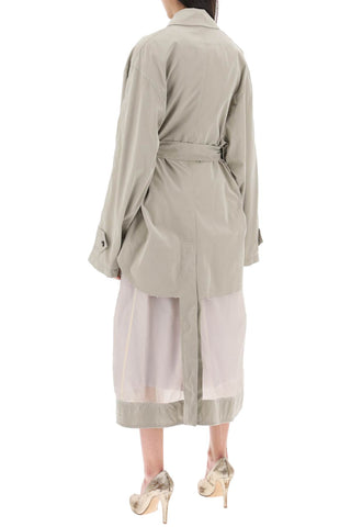 Reversible Trench Coat With Déco