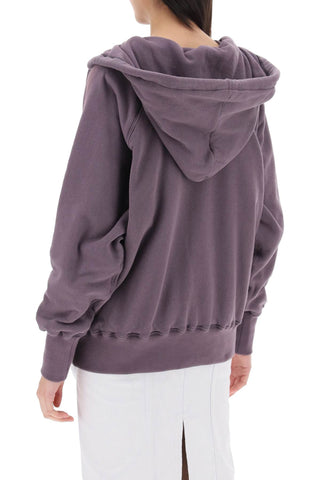 Hoodie With Reverse Logo And Hood