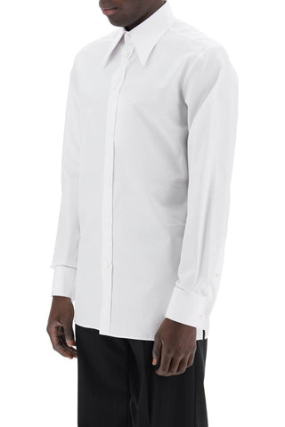 Shirt With Pointed Collar