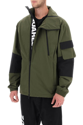 Technical Blouson Jacket In Stretch Cotton