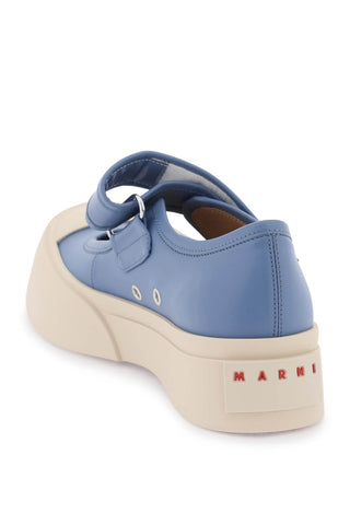 Pablo Mary Jane Nappa Leather Sneakers