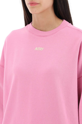 Crew-neck Sweatshirt With Logo Print