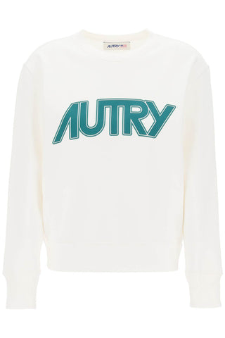 Sweatshirt With Maxi Logo Print