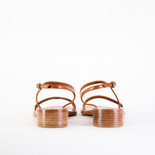 Brown Leather Tremiti Sandals