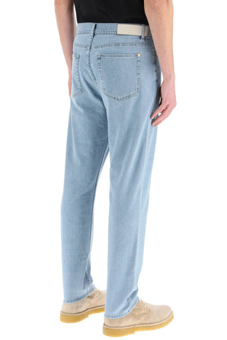 Five-pocket Soft Denim Jeans