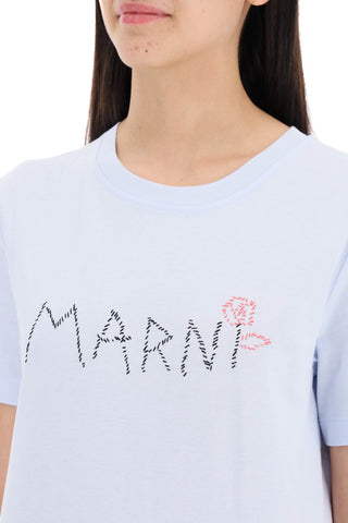 Hand-embroidered Logo T-shirt