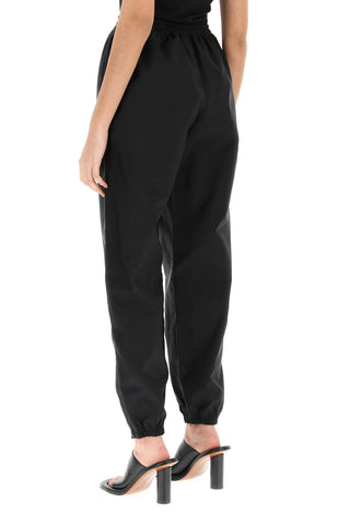 High-waisted Nylon Pants