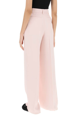 Pants With Wide Leg And Pleats