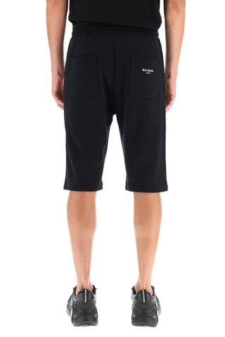 Sweatshorts With Flocked Logo