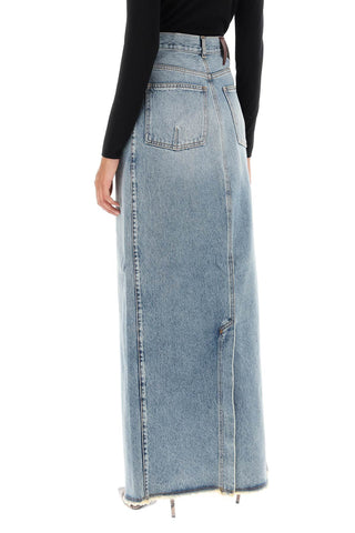 Emma Denim Column Skirt