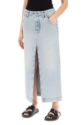 Erika's Denim Midi Skirt In