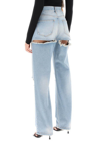 Naomi Jeans With Rips And Cut Outs