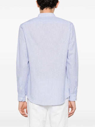 Emporio Armani Shirts Clear Blue