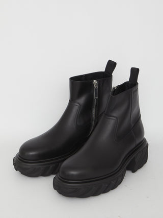 Tractor Motor Ankle Boots