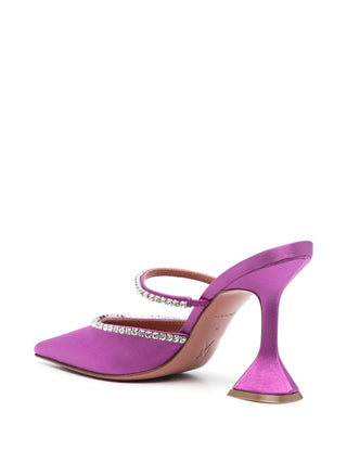 Amina Muaddi Sandals Purple