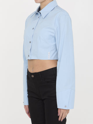Cropped Structured Shirt