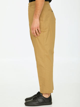 Beige Cotton Trousers